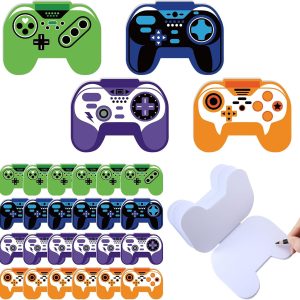 Maitys 24 Pcs Game Controller Shaped Notepads Bulk Mini Pocket Gaming Notebook Novelty Memo Pads for Journaling Office Supplies Party Favors