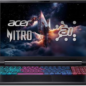 acer Nitro V 16S 16” WUXGA IPS 180Hz Gaming Laptop|Intel Core 7 Processor 240H|NVIDIA GeForce RTX 5060|RGB Backlit|Black| 16GB RAM DDR5 | 1024GB SSD | Windows 11 Home | Bundle with USB 3.0 Hub
