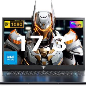 17.3 Inch Laptop with Windows11,Intel Quad-core Processor, 6000 mAh Battery