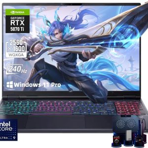 Acer Predator Helios Neo 16S AI Gaming Laptop, Intel Ultra 9 275HX, NVIDIA RTX 5070Ti, 12gigabytes GDDR7, 16