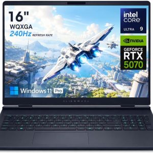 Alienware 16X Aurora Gaming Laptop, Ultra 9, RTX 5070, 64GB RAM/4TB SSD