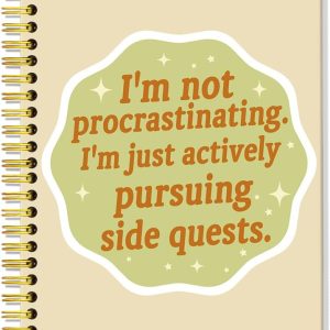 ERHACHAIJIA I'm Not Procrastinating. I'm just Actively Spiral Notebook