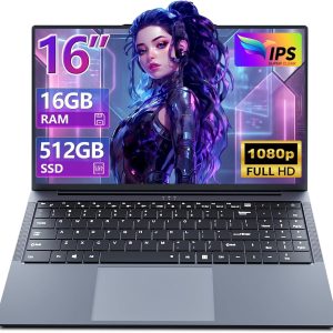 Gaming Laptop 16GB RAM 512GB SSD, Traditional Laptop Computers with Core i5 (Up to 3.60 GH) 16