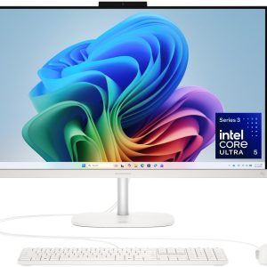 HP OmniStudio 27 inch All-in-One Desktop Next Gen AI PC, FHD Display, Intel Core Ultra 5 325, 16 GB RAM, 512 GB SSD, Intel Graphics, Windows 11 Home, Jet Black, 27-cy0002 (2026)
