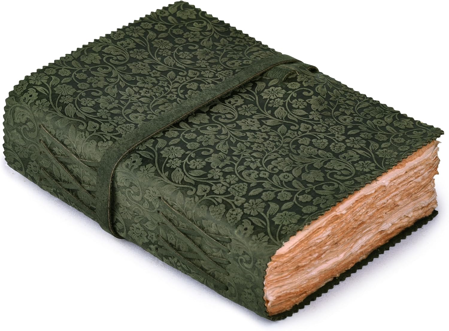 LEATHER-VILLAGE-Leather-Notebook-For-Women-Floral-Embossed-Teal-6x4.jpg