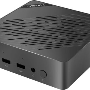 MINIX EU715-AI Mini PC, Intel Core Ultra 7 155H 32GB DDR5 1TB PCIe 4 SSD Mini Desktop Computer/AI Boost/8K/Dual 2.5G/WiFi 6E/Quad Display Windows 11 Pro mini Computers for Gaming Business Office