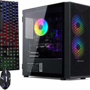 STGAubron Gaming PC Desktop,Core I5,RX 550 4G,16G RAM,512G SSD