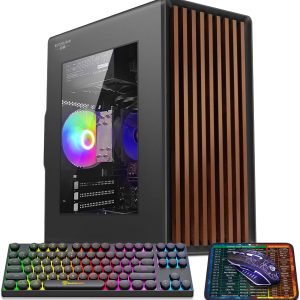 Tower Business Desktop Computer PC - Intel 14th Generation Core i7-14650HX ,16 cores and 24 Threads, 32GB DDR4 3200 RAM, 1TB M.2 NVME SSD,Windows 11 Home,WiFi,HDMI,RJ-45,Wired Keyboard & Mouse.