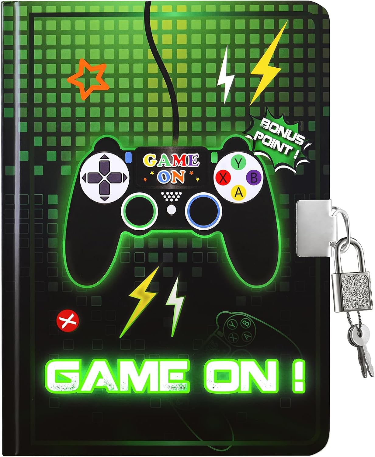 WERNNSAI-Game-Luminous-Kids-Diary-for-Boys-Secret-Diary-with.jpg