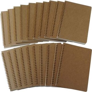 YUREE Spiral Notebook A5/Softcover Spiral Journal, Dot Grid Pages, 50 Sheets (100 Pages), 8.45